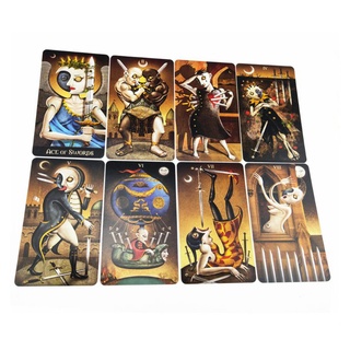 Bộ bài tarot Deviant Moon gồm 78 lá bằng tiếng anh