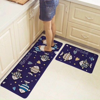 Combo 2 tấm thảm nhà bếp trải sàn cỡ to [siêu hot]