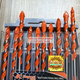 (Bán lẻ) Mũi khoan đa năng hãng Kapusi K-3503, K-3504, K-3505, K-3506 các cỡ 12mm 10mm 8mm 6mm