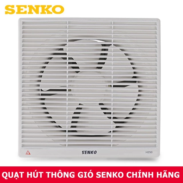 Quạt Hút Âm Tường SENKO H250 (Kích Thước lỗ khoét : 30x30cm)