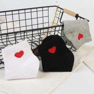 Set 10 Đôi Tất Cổ Ngắn Hoạ Tiết Trái Tim ( Ảnh Thật)
