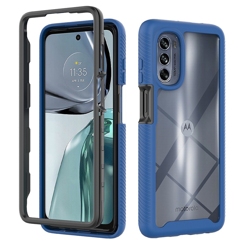 Dành Cho Motorola Moto G62 G52 G42 G22 G82 G41 G51 G71 G60 G50 5G Full Body Hybrid Chống Trầy Xước Vỏ Bảo Vệ Giáp Chống Sốc