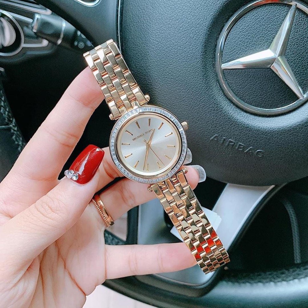 ng H Michael Kors N MK3366 Darci Gold 33mm Ch nh H ng Shopee