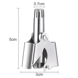 Dụng cụ cắt tỉa lông mũi bằng thép không gỉ cao cấp, dụng cụ bấm lông mũi an toàn tiện lợi
