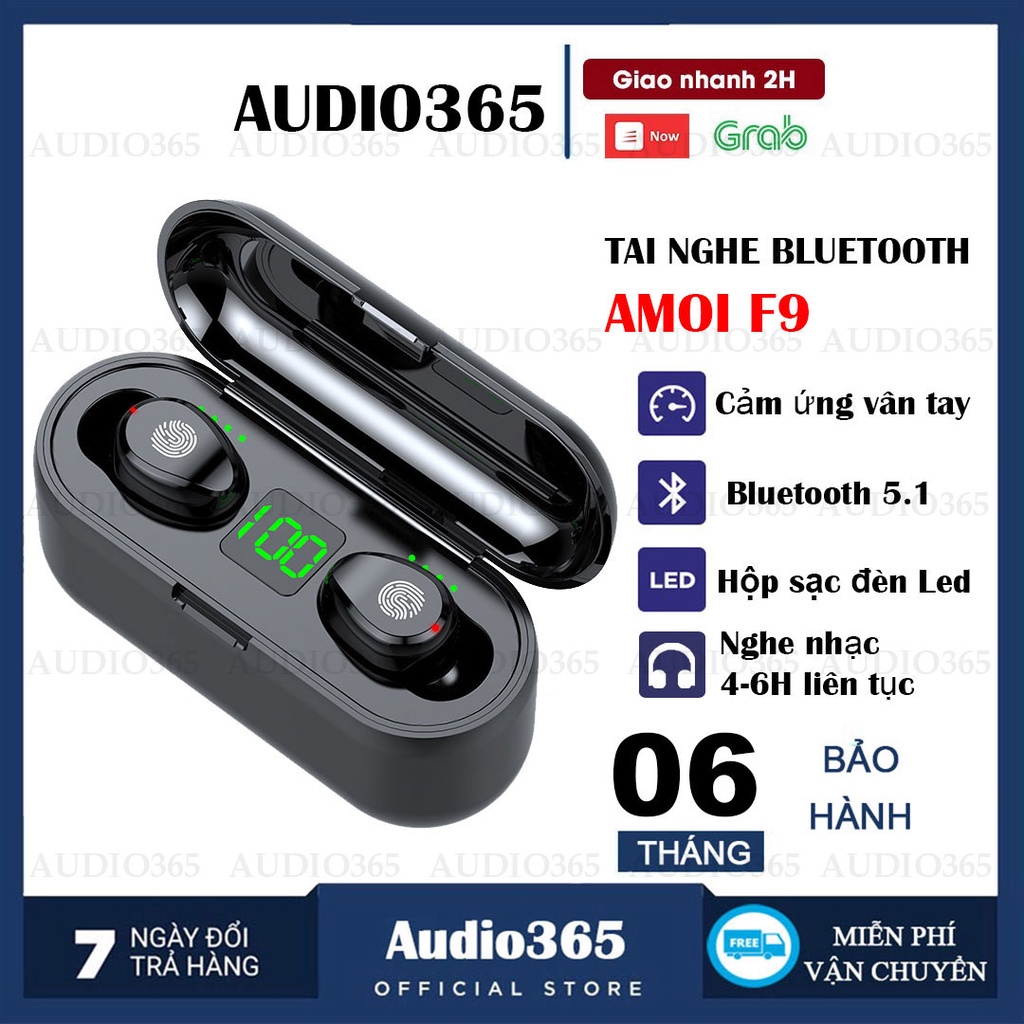 Tai Nghe Bluetooth Amoi F9 Tws 50 Bản Quốc Tế Không Dây Cảm ứng Chống Nước Ipx5 Shopee Việt Nam 6759