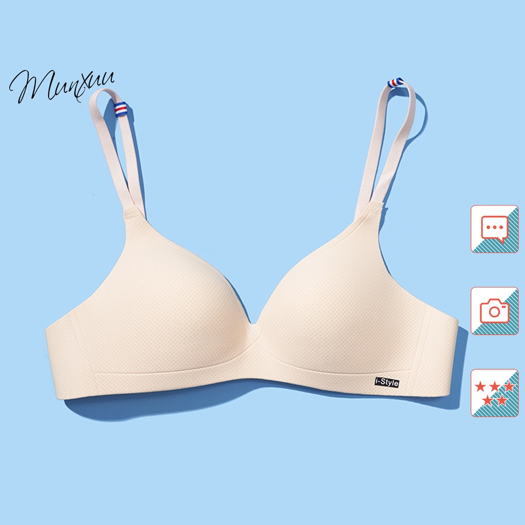 Áo ngực nữ không gọng MUNXUU, đệm mỏng nâng ngực nhẹ nhàng có lỗ thông hơi – AV18