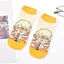 GN Demon Slayer Agatsuma Zenitsu Anime hoạt hình tất thuyền cotton thoáng khí và mồ hôi bấc thời trang đa năng
