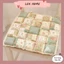 A02/Đệm MỎNG lót ghế hoa nhí retro phối vải ren phòng cách Nhật Decor trang trí nhà bàn học bếp sàn gỗ cotton chần bông