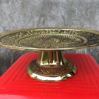 Mâm Bồng Chữ Thọ 20cm Mâm Quả Đào 18cm Bằng Đồng