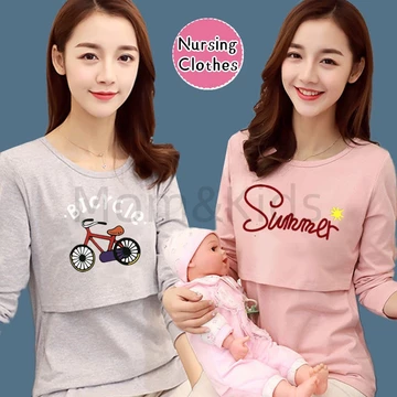 Mom & Kids Áo sơ mi cho con bú có sẵn, Váy cho con bú, Váy cho con bú, Váy cho con bú Muslimah, Áo ngực điều dưỡng cho con bú