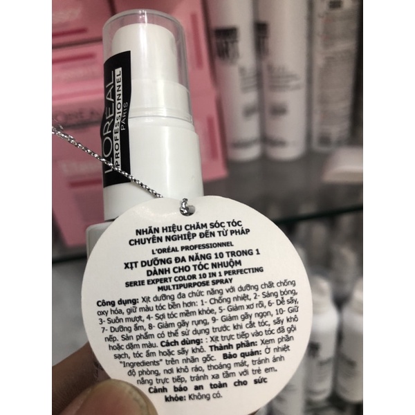 [Loreal] Xịt dưỡng khóa màu nhuộm L’Oréal Vitamino Color 10 in 1 Spray