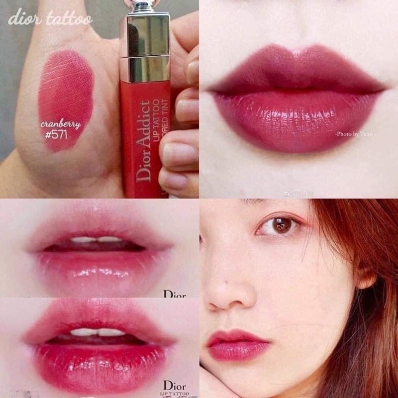 Dior lip clearance tattoo 571 cranberry