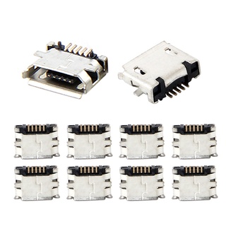 R * 10 Chiếc Micro USB MK5P 5pin Nữ Kết Nối Micro USB Sạc Ổ Cắm Thẳng