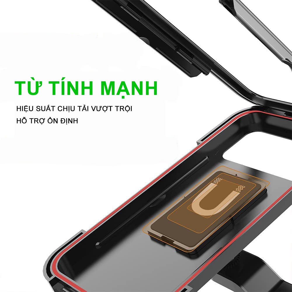 Ảnh Giá đỡ điện thoại EVEBOT chống thấm nước có thể điều chỉnh xoay 360 độ tiện lợi cho xe đạp/ xe máy 3