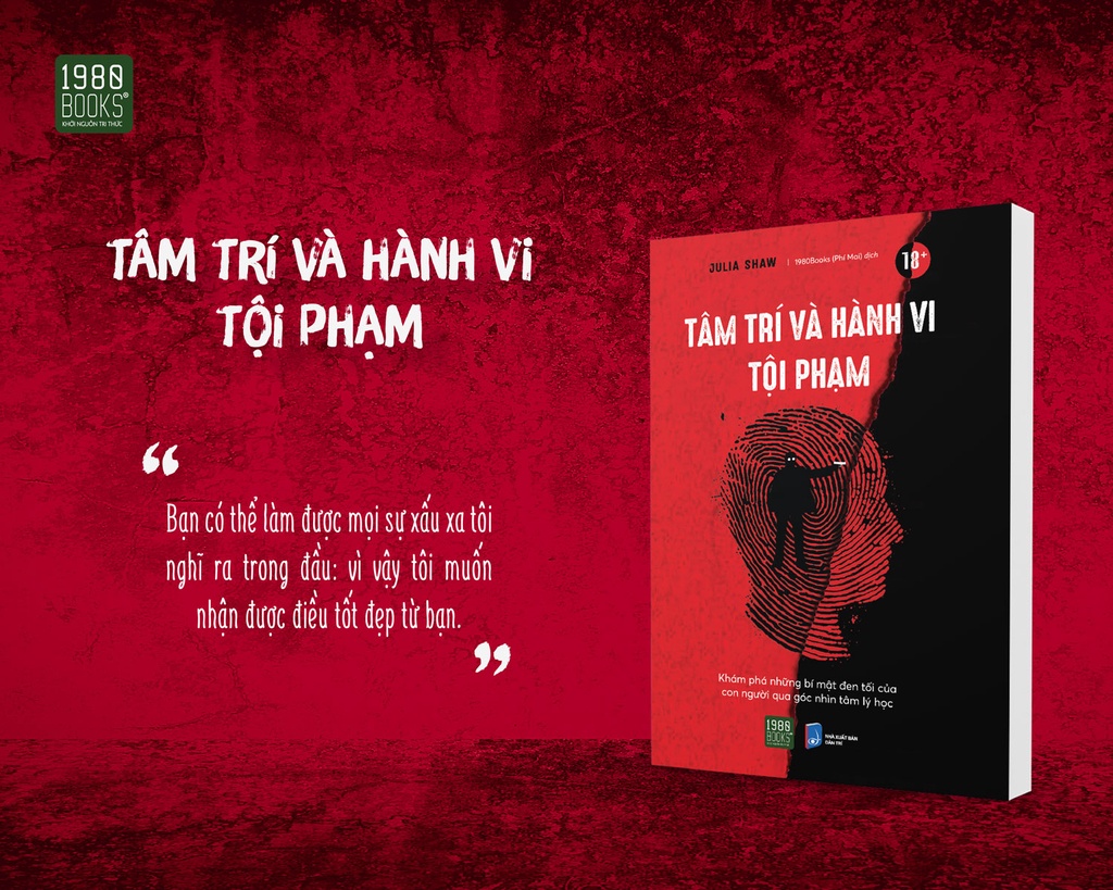Mô tả Sách - Tâm trí và hành vi tội phạm - Julia Shaw (1980BOOKS HCM) - 2