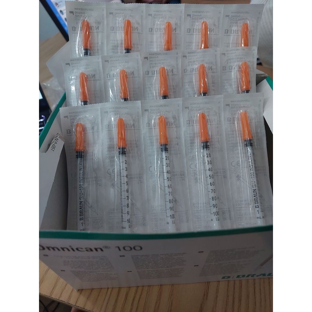 Combo 10 chiếc Kim tiêm tiểu đường omnican U100 BBraun - SX ĐỨC