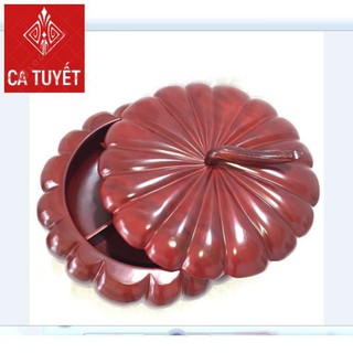 (NEW) KHAY ĐỰNG BÁNH MỨT KẸO CAO CẤP GỖ HƯƠNG NGUYÊN KHỔI QUẢ BÍ - SIZE TO ( ẢNH THẬT 100%)