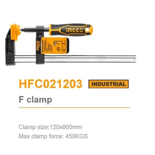 ĐỒ NGHỀ INGCO Kẹp gỗ chữ F HFC021205 - HFC021203 (Cam kết Chính Hãng 100%)