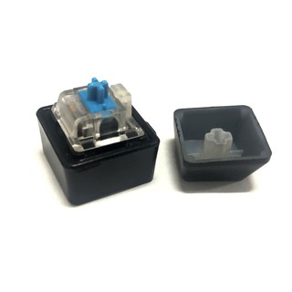 Móc khóa hình nút phím cơ có đèn led RGB độc đáo