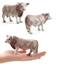 PWSSEND 1 / 6 Con Bò Nhân Vật Hành Động Đa Phong Cách Động Vật Vườn Thú Đồ Chơi Giáo Dục Mô Hình Nhựa