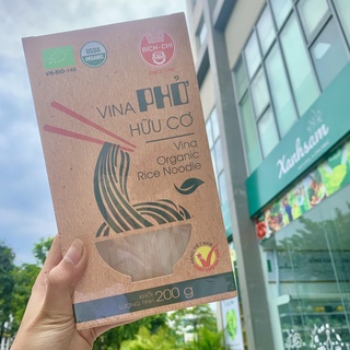Bún/ Phở Gạo Lứt Hữu Cơ Bích Chi 200g - Xanhsam Natural & Organic
