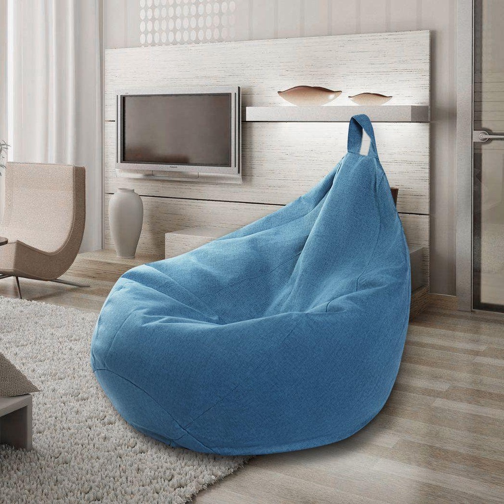 WOODNEST Túi Đậu Lớn Không Đổ Mềm Mại Thoải Mái Ghế Trang Trí Nhà Lười Lounger