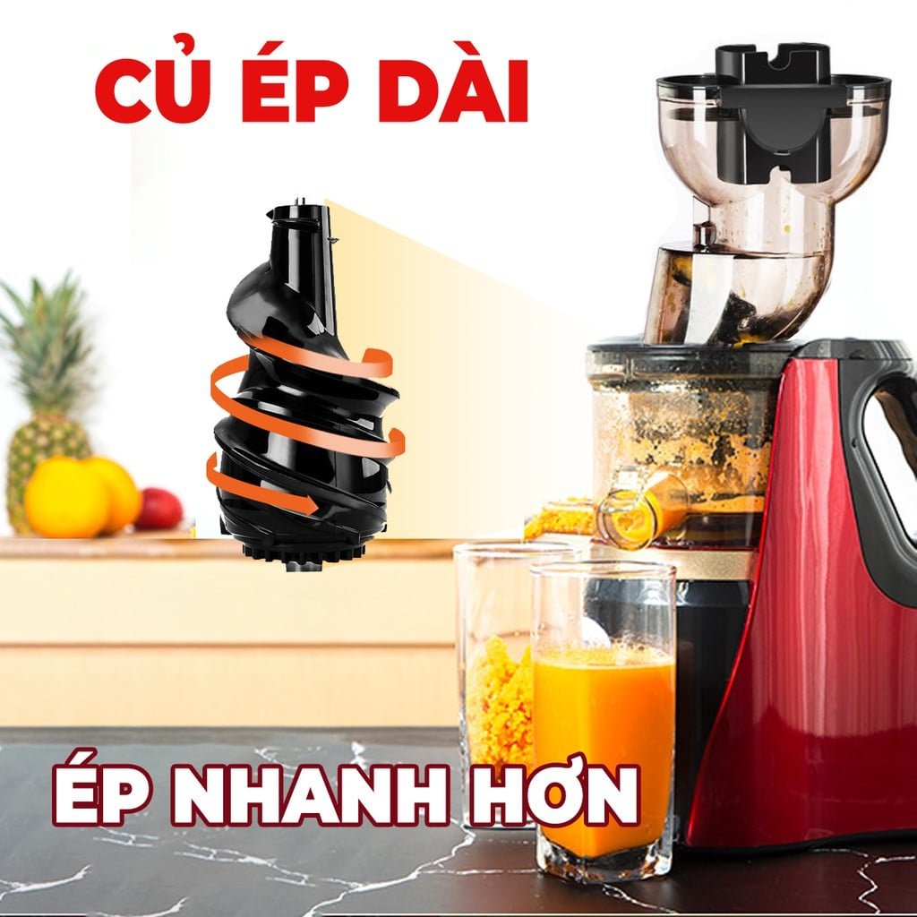 Máy ép chậm nguyên quả HONGXING RH312 chính hãng ép kiệt nước