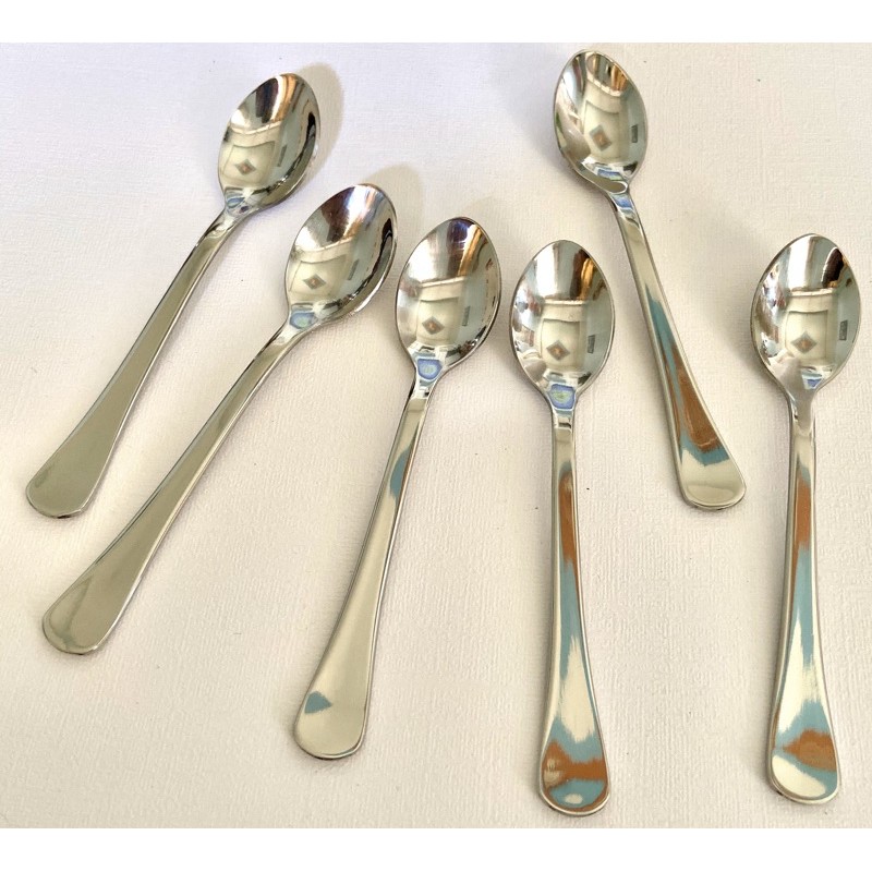 Muỗng cafe nhỏ cán vuông inox dài 12.5cm-Inox 430 | Shopee Việt Nam