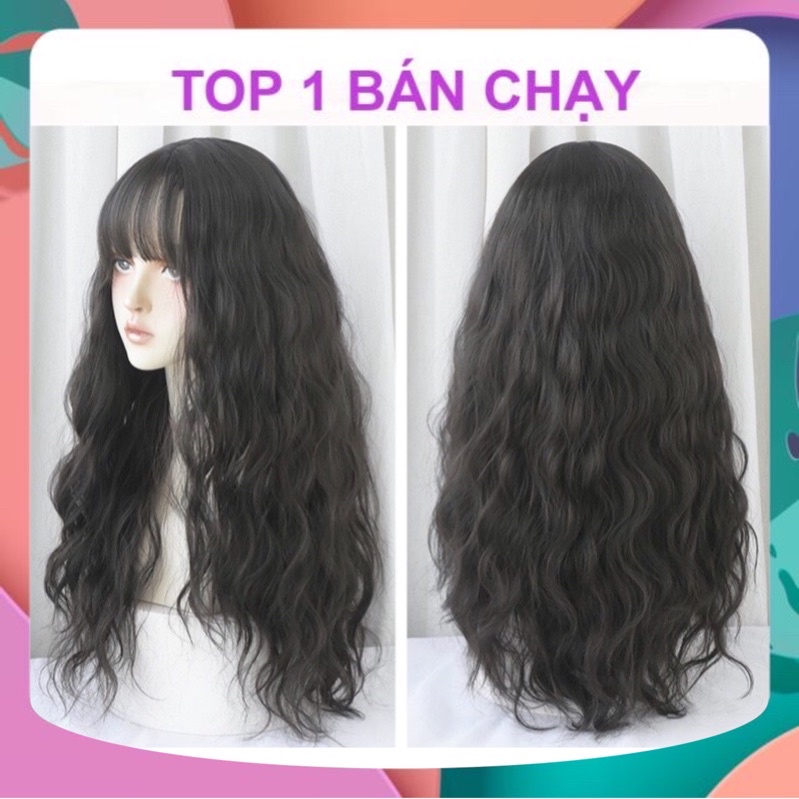 TÓC GIẢ BỘ LƯỚI HOA SÓNG XÙ DIỆN TẾT, ĐI LỄ CỰC XINH - TÓC GIẢ CHỤP ẢNH ÁO DÀI CAO CẤP TẶNG LƯỚI TRÙM
