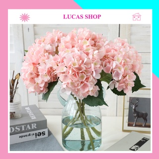 Hoa giả- hoa cẩm tú cầu cao cấp 45cm decor nhà cửa, trang trí studo chụp ảnh