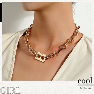 Vòng cổ mặt chữ b thời trang cho nữ