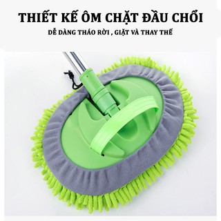Chổi Lau Rửa Xe Ô Tô Đa Năng VERSION 2 – Chổi Dài Có 3 Nấc Điều Chỉnh Tiện Lợi