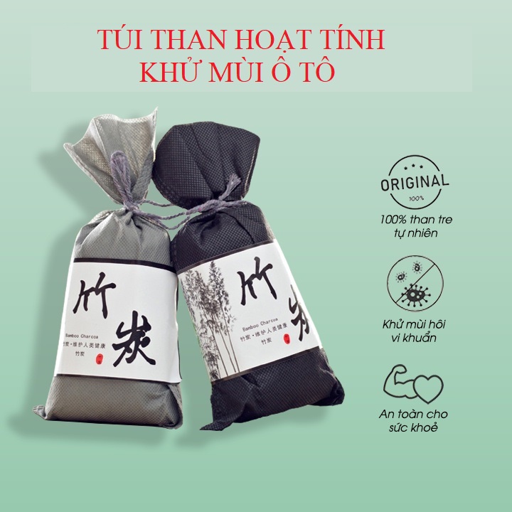 Túi than hoạt tính khử mùi ô tô, đánh tan mùi hôi khó chịu, an toàn sức khỏe