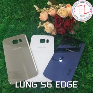 Lưng vỏ samsung s6 edge, lưng kính g925