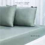 Ga giường lụa mát lạnh Tencel 60s Mangata Bedding, ga trải giường size 1m6x2m và 1m8x2m màu trơn bo chun 4 góc chắc chắn — ảnh 4