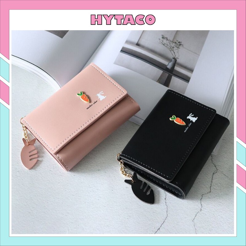 Ví nữ ngắn mini Phong Cách Hàn Quốc nhỏ gọn đẹp bỏ túi cute đựng tiền HYTACO 2026