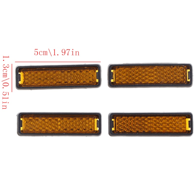 Set 4 Pê Đan Xe Đạp Phản Quang Ban Đêm Độc Đáo