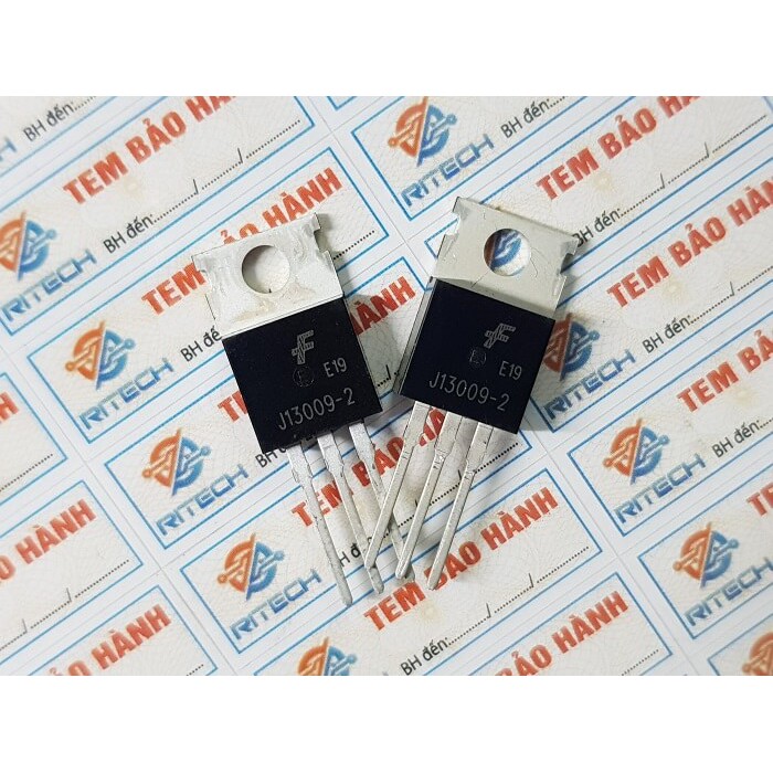 [Combo 5 con] J13009-2, J13009 Transistor NPN 12A 400V TO-220 | Shopee ...