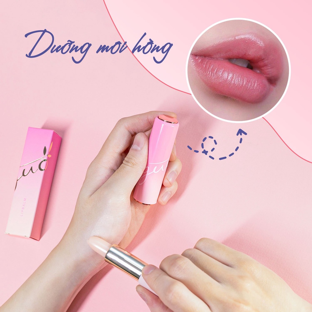 Mô tả Son dưỡng hồng dâu GUO - Rose Touch lip Balm 5gr - 4