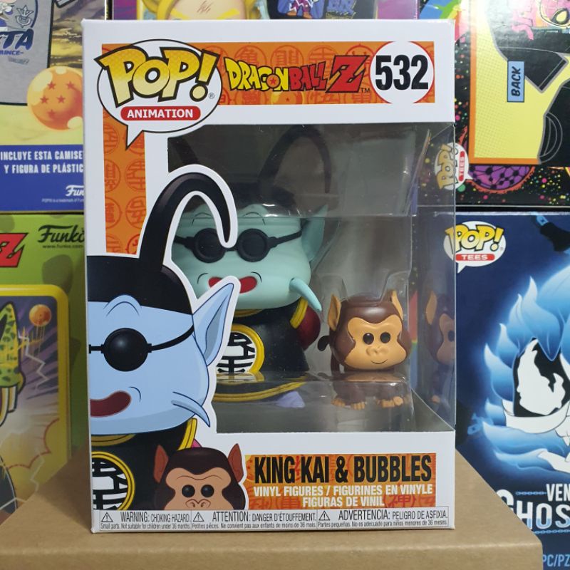 Đồ chơi mô hình Funko Pop 532 King Kai & Bubbles Dragonball Dragon
