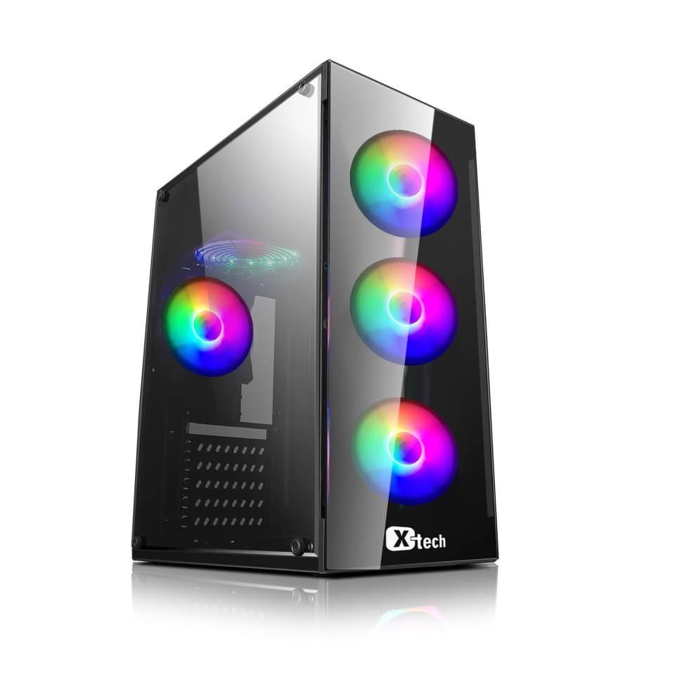 Vỏ case XTECH Gaming G340 ATX- 4 Fan RGB lắp sẵn | Shopee Việt Nam