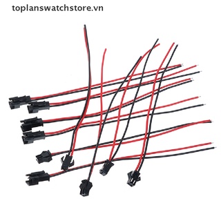 Set 10 Đầu Nối Dây Điện 15cm jst sm 2pins male Sang female vn