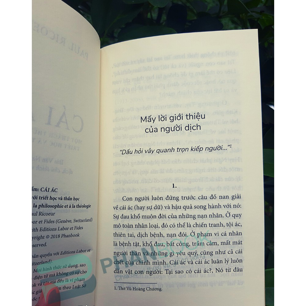 Ảnh Sách - Cái Ác - Paul Ricoeur 2