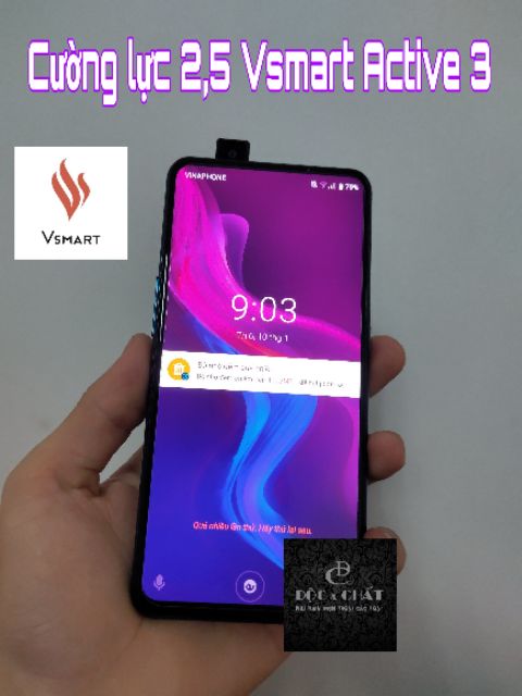 Cường lực 2,5D Vsmart Active 3