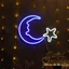 Đèn Led Neon Trang Trí Phòng Hình Trăng Sao