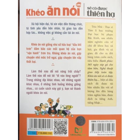 Ảnh Sách Khéo Ăn Nói Sẽ Có Được Thiên Hạ ( Tái Bản ) - Minh Long 2