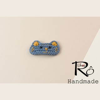 Kẹp tóc mèo Tom cute cho nữ và bé gái 5cm |Cặp tóc mái đáng yêu |Shop Rô Handmade