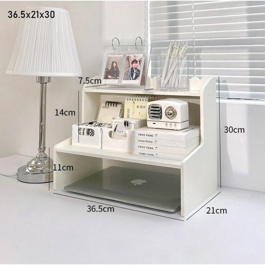 Kệ Để Bàn Hai Tầng Đơn Giản Phù Hợp Cho Văn Phòng / Ký Túc Xá / Bàn Học
