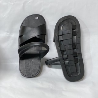 Dép cao su Nam nữ 4 quai chéo - điện biên phủ thương hiệu Vua Dép Lốp Phạm Quang Xuân, chính hãng