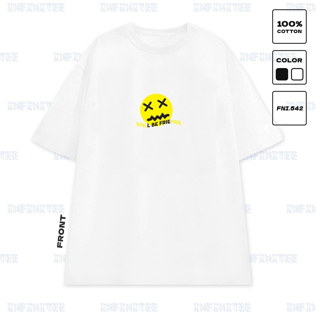 Áo thun INFINITEE Fni0542, Thun 100% Cotton - form rộng Unisex.